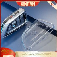 XINFAN ที่ใส่ฝาครอบที่ห้อยกุญแจรถ TPU,สำหรับ Bmw F20 G20 G30 X1 X3 X4 G02 X6 X7 G11 F15 G01อุปกรณ์เสริม F48