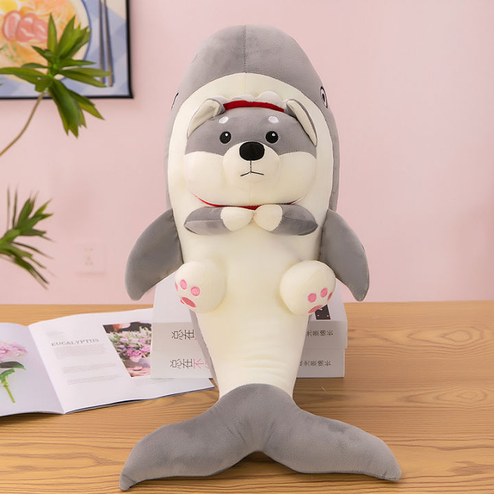 hot-tiktok-net-red-new-shark-cat-dog-dog-doll-long-soft-animal-pillow-doll-plush-toy-gift-wholesale