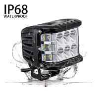 NEW LED Car Bar 4x4 60W Led Pods Driving Fog Off-road LED Work Light White &amp; Amber Strobe Lamp Combo For ATV SUV TRUCK Off Road