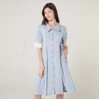 Afternoon Dress Stylish collar design-TAKTAI