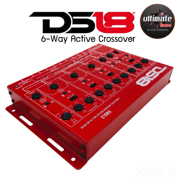 ของแท้100-ครอสโอเวอร์6ทางtop-model-ds18-รุ่นxm6ld-6-way-active-crossover