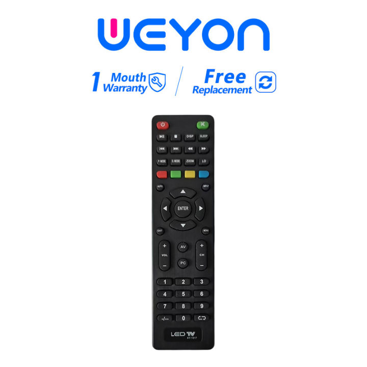 weyon-tv-รีโมทคอนโทรล-ทีวีอะนาล็อก-ดิจิตอลทีวี-สมาร์ททีวีพร้อมใช้งาน-รีโมทแอร์-รีโมท-รีโมททีวี-รีโมด