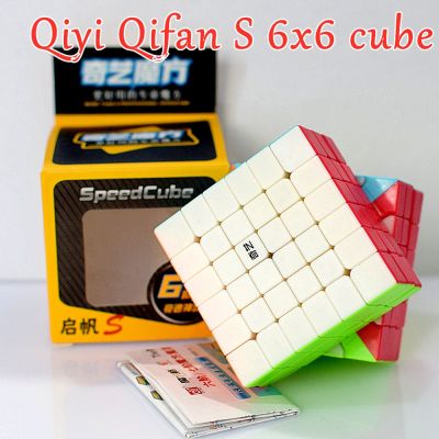 6X6x Qiyi 6X6 Qifan 6ลูกบาศก์มายากล7X7 8X8 9X9มายากลมืออาชีพลูกบาศก์ความเร็วคิวบาเกมปริศนาไม่มีสติ๊กเกอร์