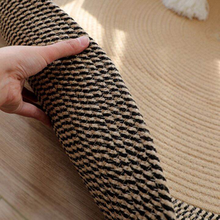 japanese-style-woven-carpet-jute-round-floor-mat-simple-coffee-table-mats-bedroom-living-room-sofa-floor-rugs