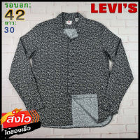 Levis®แท้ อก 42 เสื้อเชิ้ตผู้ชาย ลีวายส์ สีดำ เสื้อแขนยาว เนื้อผ้าดี เสื้อคาวบอย เสื้อวินเทจ