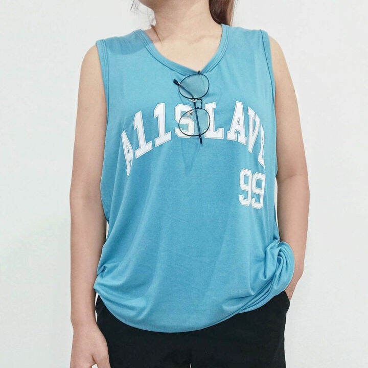 พร้อมส่ง-เสื้อกล้ามเเขนกุดทรงหลวม-สไตล์เรโทร-สําหรับผู้หญิง