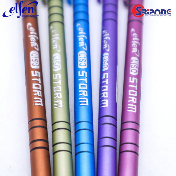 ปากกา-elfen-liso-storm-0-5-mm-เขียนลื่น-ราคาถูก-ปากกาลูกลื่น-เครื่องเขียน