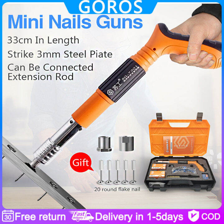 【in Spot】 Nail Gun Manual Mini Steel Rivet Ceiling Wall Tool Anchor ...