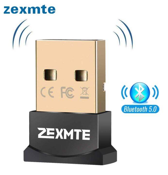 Zexmte USB Bluetooth 5.0 Adapter Wireless Mouse Keyboard Receiver