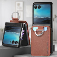 กระเป๋าสตางค์มีห่วงแม่เหล็กพร้อมที่เคสโทรศัพท์กระเป๋าเก็บบัตรสำหรับ Motorola Razr 40 Ultra Moto Razr40 2023หนังนิ่มกันกระแทก Dfdh