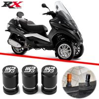 ♦☾▲ 3 pieces For Piaggio MP3 250 300 500 MP3250 MP3300 MP3500 Motorcycle Accessories Tire Valve Air Port Stem Cover Cap Plug Logo