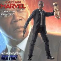 Model โมเดล งานแท้ 100% Marvel จาก Captain Marvel กัปตันมาร์เวล Avengers อเวนเจอร์ส Nick Fury นิค ฟิวรี Samuel L Jackson ซามูเอล แอล แจ็กสัน Ver Figma ฟิกม่า Anime ขยับแขน-ขาได้ อนิเมะ การ์ตูน มังงะ สั่งและนำเข้าจากญี่ปุ่น manga Figure ฟิกเกอร์