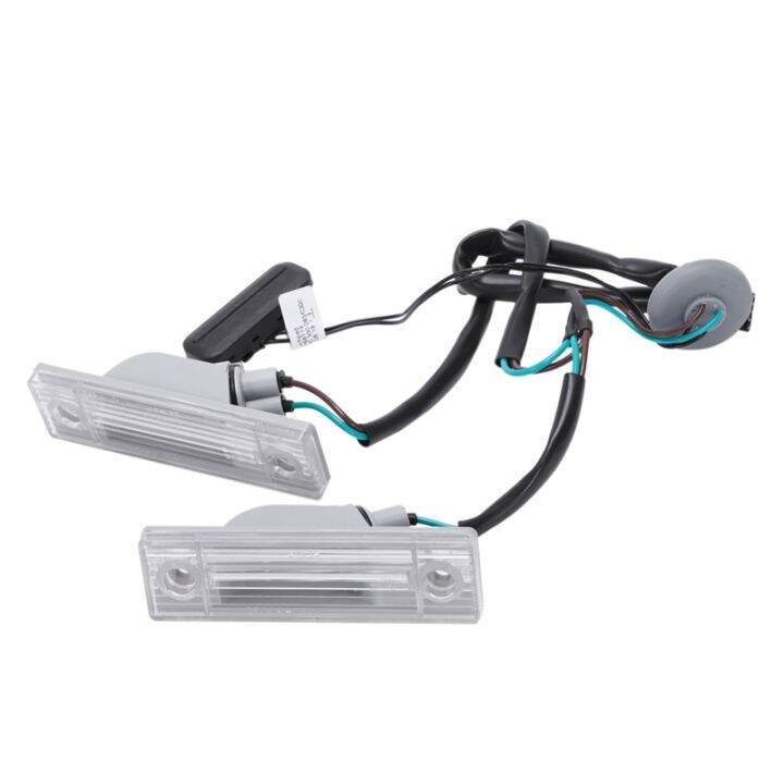 Rear Back License Plate Light With Trunk Switch Button For Cruze