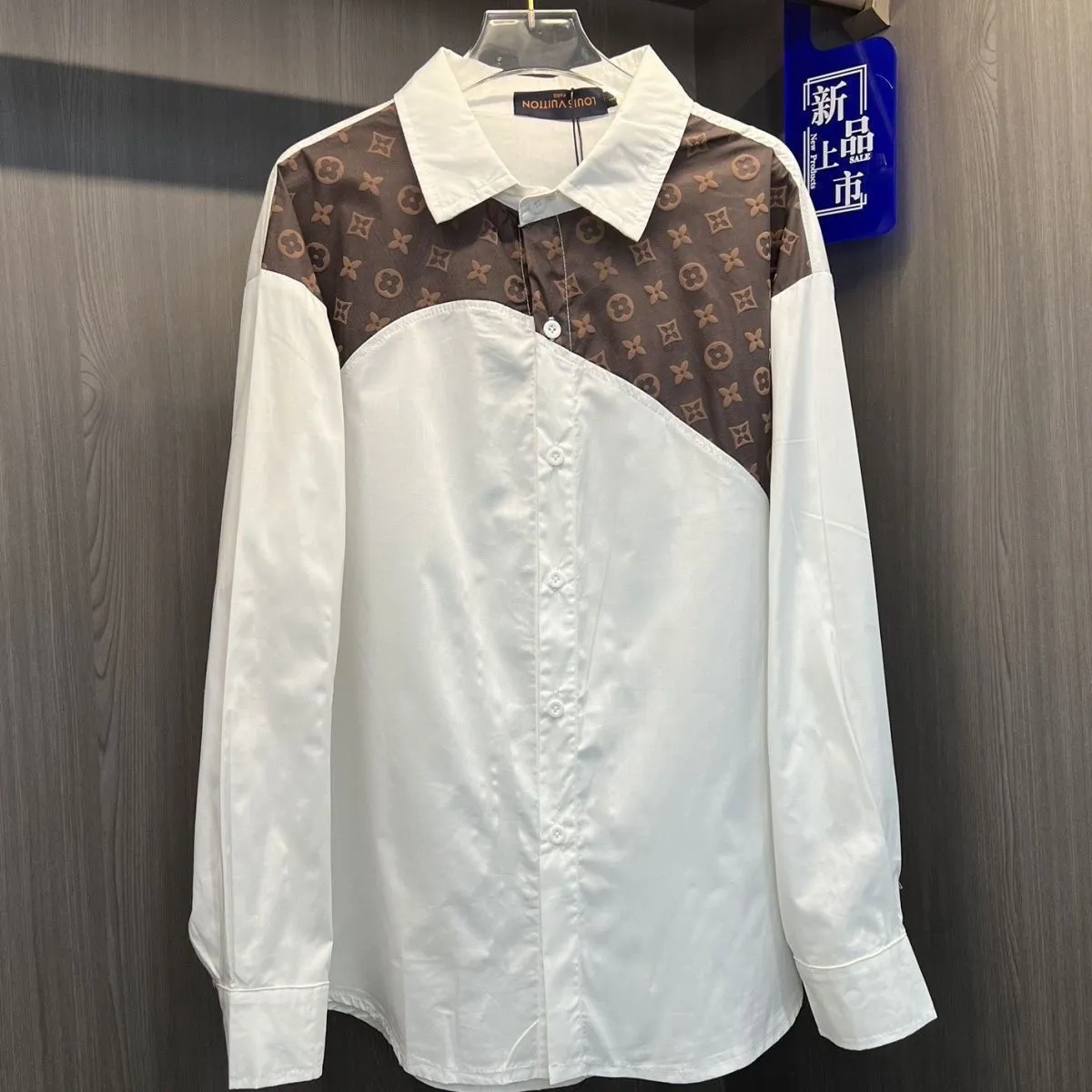 ORDER Áo sơ mi LV xanh đậm nhạt