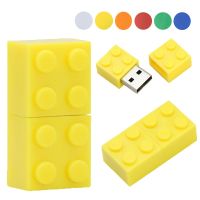 Plastic Usb Flash Drive Cartoon Boy Toy Pendrive Building Blocks Pen Drive 8GB 16G 32GB Usb Extended Memory Stick Storage U Disk