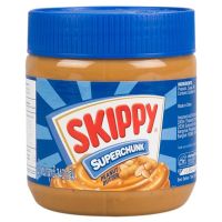 Skippy Super Chunk Peanut Butter สกิปปี้ เนยถั่วชนิดหยาบ 340g.