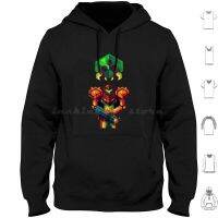 Metroid Hoodies Long Sleeve Metroid Samus Prime