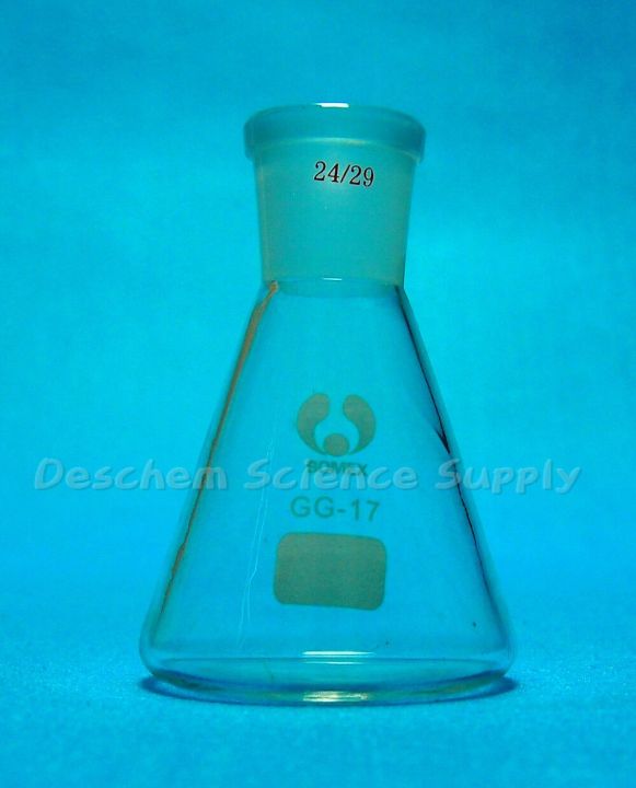 in-stock-bkd8umn-ขวดทดลองพลาสติกแก้ว24-29-100มล-บีเกอร์ทรงกรวยเครื่องแก้วในห้องปฏิบัติการ-glass3-3บอโรซิลิเกต
