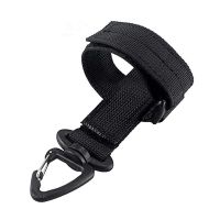 ▽▪◐ Multi-purpose Carabiner Nylon Hook Work Gloves Flashlight Belt Clip Outdoor Tactical Bag Climbing Rope Camping Hanging Buckle