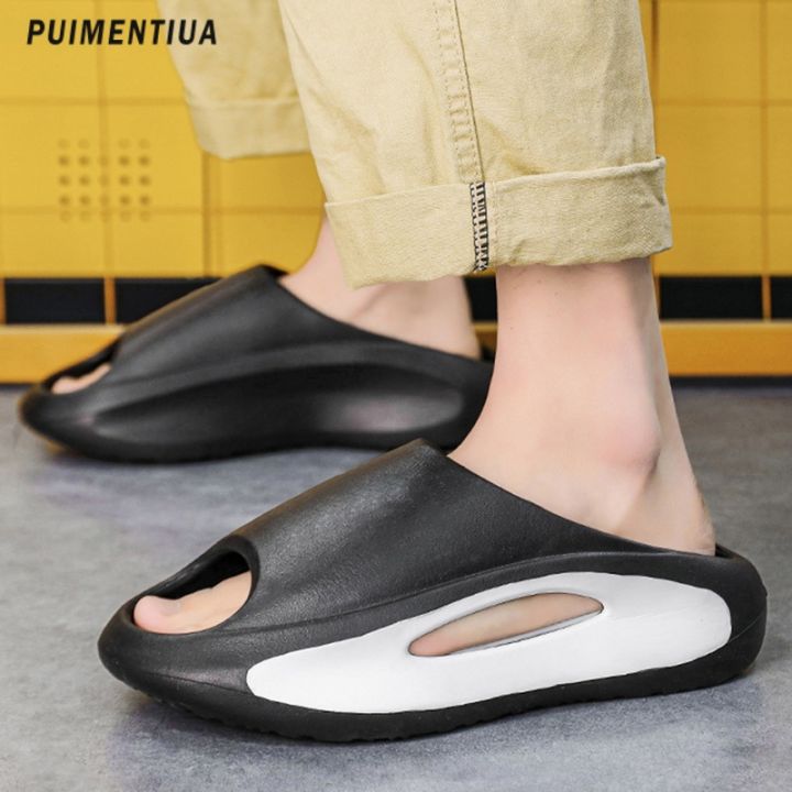 cc-2023-sport-sneaker-slippers-for-men-thick-bottom-platform-slides-soft-eva-hollow-sandals-beach-shoes