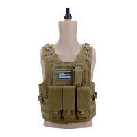 * Black Hawk Column Outdoor Vest สะเทินน้ำสะเทินบกทนต่อการสึกหรอกันน้ำเสื้อกั๊กยุทธวิธีโรงงานอนุมัติการจัดส่งแบบชิ้นเดียวโดยตรง