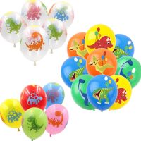 10PCS 12inch Cute Dinosaur Latex Balloons Carton Colorful Balloons for Kid Gifts Baby Boys Dinosaur Birthday Party Decoration Balloons