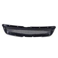 EK T-R Style Front Bumper Hood Mesh Grill Racing Grille for EK DX EX LX Type R 1999-2000 Glossy Black