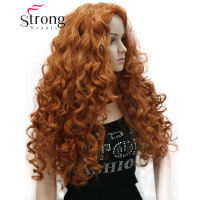 StrongBeauty Thick Long Layers Curls no Part Full Synthetic Wig Womens Wigs COLOUR CHOICES