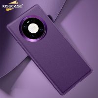 KISSCASE หรูหราซองหนัง PU สำหรับหัวเว่ย Mate 50 Pro ปกเคลือบซิลิโคนป้องกันกรณีโทรศัพท์สำหรับหัวเว่ย Mate 20 30 40 P Ro บวกกรณีสำหรับ Mate 30กันกระแทกเชลล์