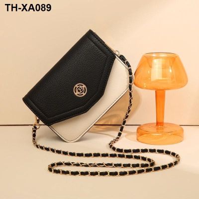 Stitching clamshell fashion new hot style 2023 ms summer commuter OL one shoulder chain bag worn small package