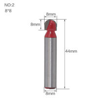 1Pc 8 "Shank Core Box-Bit-Long Reach -1/2" W สำหรับงานไม้เครื่องมือตัด