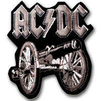 อาร์มติดเสื้อ อาร์ม ตัวรีด วงดนตรี วงร๊อค เฮฟวี่เมทัล โลโก้ วง ACDC AC/DC Patch เอซีดีซี  สำหรับตกแต่งเสื้อผ้า