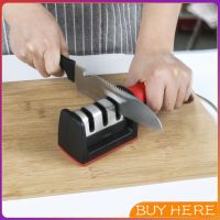 BUY HERE ที่ลับมีด อุปกรณ์ลับมีด หินลับมีด ลับได้ เครื่องลับมีด แท่นลับมีด / Knife sharpener