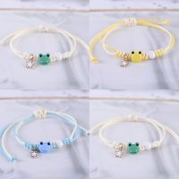 Cartoon Frog Pendant Fashion Hand Made Bracelet Bracelets Bangles DIY Rope Chain Bracelet Gift For Women Wholesale