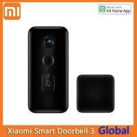 Xiaomi กระดิ่งอัจฉริยะทั่วโลก3 2K อัลตร้า HD วิดีโอกริ่งประตูการมองเห็นได้ในเวลากลางคืนแบตเตอรี่ยาว AI การจดจำมนุษย์ทำงานด้วยแอป Mi Home