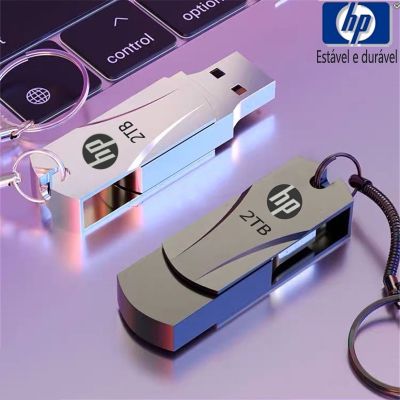 🔥จัดส่งฟรี + COD🔥Hp แฟลชไดรฟ์ USB USB2.0แฟลชไดรฟ์โลหะกันน้ำ
