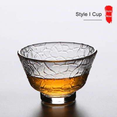 SENDIAN Japanese Style Fine Glass Cup Kung Fu Tea Cup Made Of Heat-resistant Glass 2021 New Hot Sale Office Kitchen Accessories