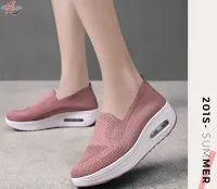 QiaoYiLuo Slip-on sneakers&Chunky Sneakers with Minimalist ， light and airy ,Low top Round Toe for women