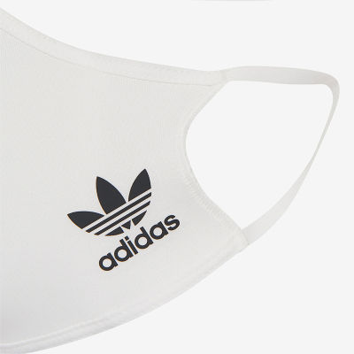 Adidas หน้ากากผ้า 3 ชิ้น Adidas Face Covers M/L 3-Pack HB7850 (White) สินค้าลิขสิทธิ์แท้