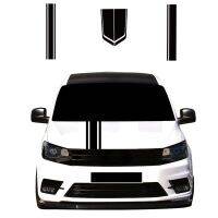 สติกเกอร์ติดฝากระโปรงรถรถยนต์2ชิ้นสำหรับโฟล์คสวาเกน VW Caddy MK3 MK2 MK1 MK4 4 3 2 Maxi Kombi ฝาครอบรถตู้ตั้งแคมป์อุปกรณ์สติ๊กเกอร์ไวนิลเครื่องยนต์