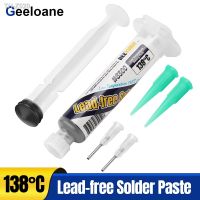 ❧❇¤ Lead Free Solder Paste 138 Low Temp Solder Paste Sn42 Bi58 Solder Flux Tin Cream Welding Flux For PCB BGA CPU LED SMD