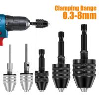 【CW】 Shank Bits Chuck Keyless Screwdriver Fixture Driver Electric Motor Clamp