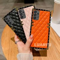 เคสสำหรับ Samsung Galaxy A73/A53 Samsung/A33 Samsung/A52 Samsung/A72 Samsung เคสหนังสามมิติกันกระแทกฝาครอบกันเคสโทรศัพท์สแกนลายนิ้วมือ