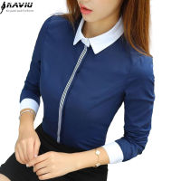 New Fashion Women Cotton Shirt Spring Formal Elegant Blouse Office Ladies Work Wear Tops Female Blusas