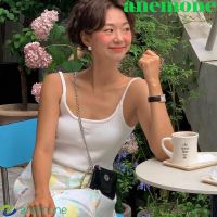 ☄✆ Anemone กระเป๋าถือ กระเป๋าสะพายไหล่ หนัง PU ขนาดเล็ก แบบพกพา สไตล์เรโทร สําหรับสตรี