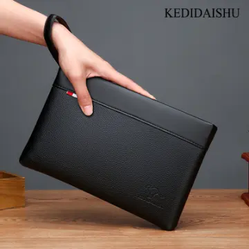 Mens clutch bags on sale leather