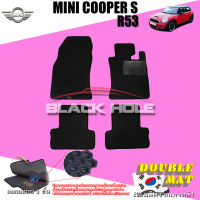 Blackhole Carmat พรมรถยนต์เข้ารูป 2 ชั้น Mini Cooper S R53 2002-2006 + Rubber Pad  รุ่น EMIR53MR