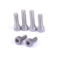 1/5/10/50pcs DIN912 M1.4 M1.6 M2 M2.5 M3 M4 M5 M6 M8 M10 A2-70 304 Stainless Steel Allen Hexagon Hex Socket Cap Head Screw Bolt Nails Screws Fasteners