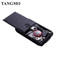 TANGMO 2021 New Metal Wallet Storage Box Mens Outdoor Tool Box ID bank Card Wallet RFID Card Holder Light Card Case for Man