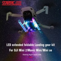 STARTRC Mini 2 SE / Mini 2 Extended Foldable Colorful LED Landing Gear Kit Night Flight Funny Drone Gift for DJI Mavic Mini 2 Mini SE Accessory